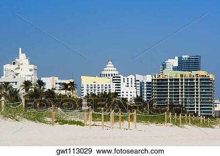 Buildings in a city, Miami, Florida, USA View Large Photo Image Stock Photo - Buildings in a city, Miami, Florida, USA. Fotosearch