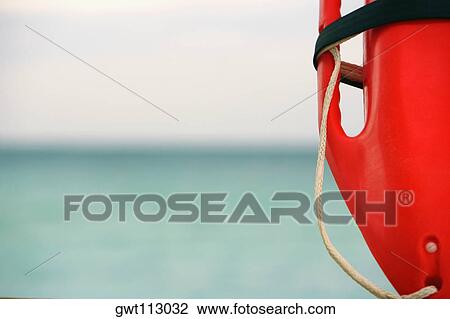 Close-up of a lifeguard float View Large Photo Image Stock Image - Close-up of a lifeguard float. Fotosearch
