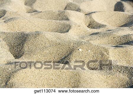 Close-up of a sand on the beach View Large Photo Image Picture - Close-up of a sand on the beach. Fotosearch
