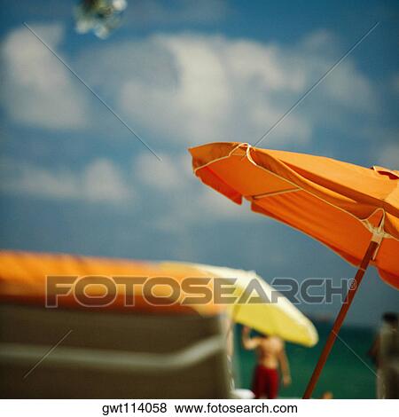 Close-up of a beach umbrella, Miami Beach, Miami, Florida, USA View Large Photo Image Stock Photo - Close-up of a beach umbrella, Miami Beach, Miami, Florida, USA. Fotosearch
