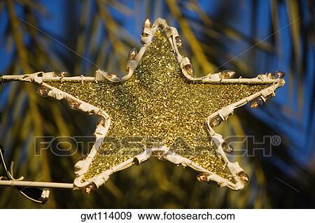 Close-up of decorated star View Large Photo Image Stock Photo - Close-up of decorated star. Fotosearch