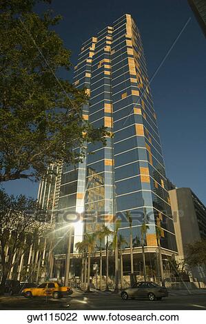 Low angle view of a skyscraper, Miami, Florida, USA View Large Photo Image Stock Image - Low angle view of a skyscraper, Miami, Florida, USA. Fotosearch