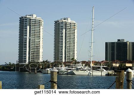 Yachts moored at a dock, Miami, Florida, USA View Large Photo Image Picture - Yachts moored at a dock, Miami, Florida, USA. Fotosearch