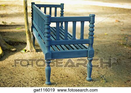 Close-up of a bench View Large Photo Image Stock Photo - Close-up of a bench. Fotosearch