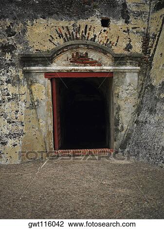 Prison cell in a castle, Castillo de San Felipe, Cartagena, Colombia View Large Photo Image Stock Image - Prison cell in a castle, Castillo de San Felipe, Cartagena, Colombia. Fotosearch