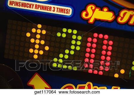 Close-up of a digital display on a slot machine, Las Vegas, Nevada, USA View Large Photo Image Picture - Close-up of a digital display on a slot machine, Las Vegas, Nevada, USA. Fotosearch