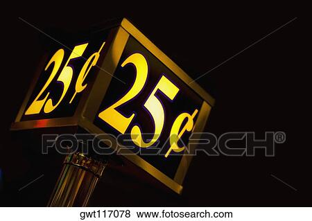 Stock Photo - Close-up of a sign board, Las Vegas, Nevada, USA. Fotosearch