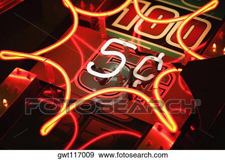 Stock Photo - Close-up of a slot machine in a casino, Las Vegas, Nevada, USA. Fotosearch