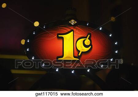 Stock Photography - Close-up of an information board, Las Vegas, Nevada, USA. Fotosearch