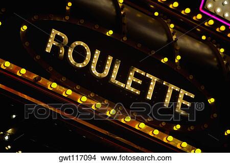 Low angle view of a roulette sign, Las Vegas, Nevada, USA View Large Photo Image Picture - Low angle view of a roulette sign, Las Vegas, Nevada, USA. Fotosearch