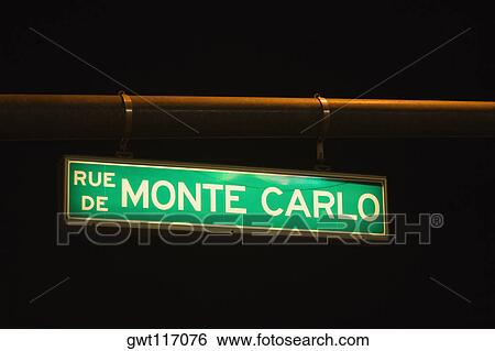 Stock Photograph - Low angle view of an information board, Las Vegas, Nevada, USA. Fotosearch
