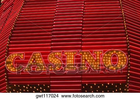 Neon sign board on a casino, Las Vegas, Nevada, USA View Large Photo Image Picture - Neon sign board on a casino, Las Vegas, Nevada, USA. Fotosearch