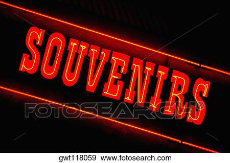Stock Photo - Close-up of a neon light, Las Vegas, Nevada, USA. Fotosearch