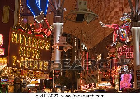 Stock Photo - Information board in a casino, Las Vegas, Nevada, USA. Fotosearch