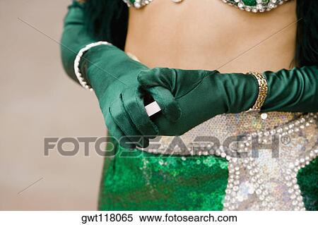 Stock Photography - Mid section view of a woman, Las Vegas, Nevada, USA. Fotosearch