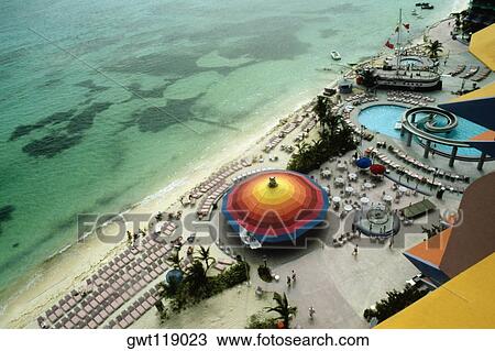 Beachfront of Crystal Palace Hotel, Nassau, Bahamas View Large Photo Image Stock Image - Beachfront of Crystal Palace Hotel, Nassau, Bahamas. Fotosearch