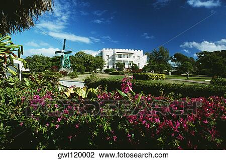 A bungalow surrounded with beautiful landscaping, Barbados View Large Photo Image Stock Image - A bungalow surrounded with beautiful landscaping, Barbados. Fotosearch