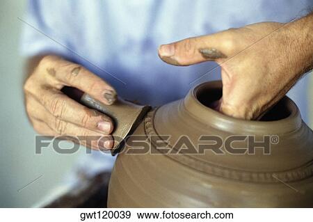Bill Grace is a talented potter on the island of Barbados, Caribbean View Large Photo Image Stock Photo - Bill Grace is a talented potter on the island of Barbados, Caribbean. Fotosearch