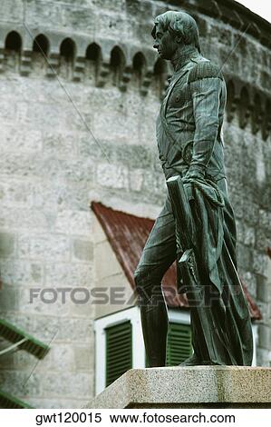 Side view of a statue on a pedestal, Barbados View Large Photo Image Stock Photography - Side view of a statue on a pedestal, Barbados. Fotosearch