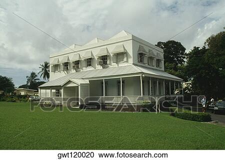 The Balmemy House on Barbados is constructed of coral block and is cooled by the trade winds. View Large Photo Image Stock Image - The Balmemy House on Barbados is constructed of coral block and is cooled by the trade winds.. Fotosearch