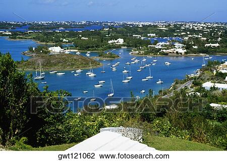 High angle view of sailboats from Gibbs lighthouse, Bermuda View Large Photo Image Stock Image - High angle view of sailboats from Gibbs lighthouse, Bermuda. Fotosearch