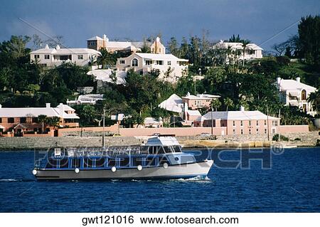Side view of a glass bottom boat, Hamilton, Bermuda View Large Photo Image Stock Photograph - Side view of a glass bottom boat, Hamilton, Bermuda. Fotosearch