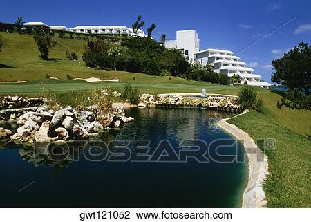 Side view of Castle harbor golf course, Bermuda View Large Photo Image Stock Image - Side view of Castle harbor golf course, Bermuda. Fotosearch
