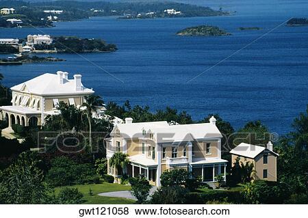 View of Hamilton from Paget, Bermuda View Large Photo Image Stock Photo - View of Hamilton from Paget, Bermuda. Fotosearch