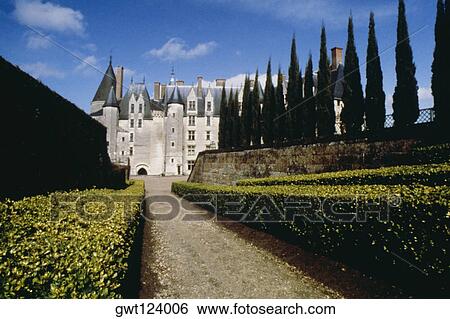Distant view of Langeais Chateau, Loire Valley, France View Large Photo Image Stock Photograph - Distant view of Langeais Chateau, Loire Valley, France. Fotosearch