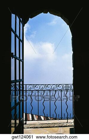 View from a doorway, Eze, France View Large Photo Image Stock Image - View from a doorway, Eze, France. Fotosearch