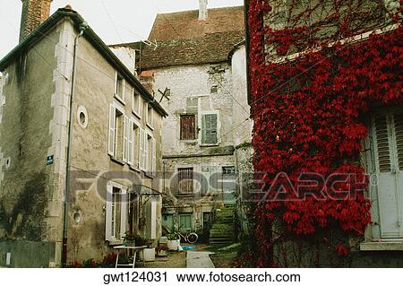 w angle view of residential buildings, Buffon, France View Large Photo Image Stock Image - w angle view of residential buildings, Buffon, France. Fotosearch