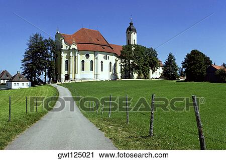 Bavaria country church, Saint Coleman's Church, Schwangau, Germany View Large Photo Image Stock Image - Bavaria country church, Saint Coleman's Church, Schwangau, Germany. Fotosearch