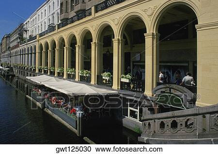 Tourists in the corridor of a building, Hamburg, Germany View Large Photo Image Stock Image - Tourists in the corridor of a building, Hamburg, Germany. Fotosearch