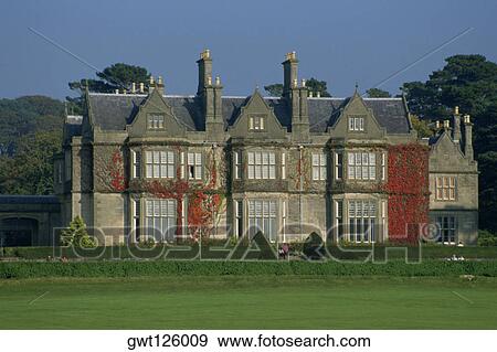 Facade of a building, Muckross Manor, Killarney, Republic of Ireland View Large Photo Image Stock Photo - Facade of a building, Muckross Manor, Killarney, Republic of Ireland. Fotosearch