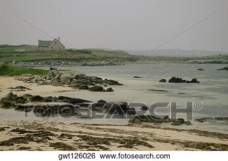 Rocks on the beach, West Coast, County Galway, Republic of Ireland View Large Photo Image Stock Photograph - Rocks on the beach, West Coast, County Galway, Republic of Ireland. Fotosearch