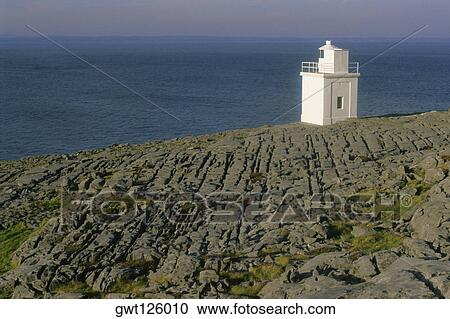 Watch tower at the coast, Burren, County Clare, Republic of Ireland View Large Photo Image Stock Image - Watch tower at the coast, Burren, County Clare, Republic of Ireland. Fotosearch