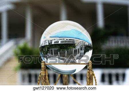 A crystal ball reflects the image of the Endless Summer Villa, Jamaica View Large Photo Image Stock Image - A crystal ball reflects the image of the Endless Summer Villa, Jamaica. Fotosearch