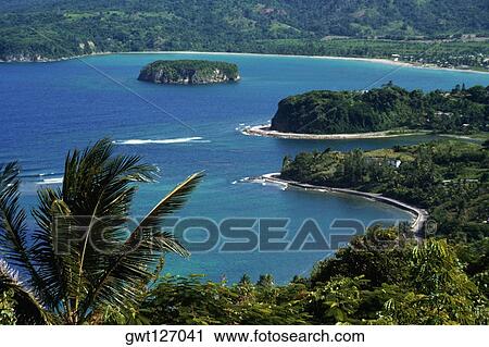 View of the Bay at Ocho Rios seen from Firefly, Jamaica View Large Photo Image Stock Image - View of the Bay at Ocho Rios seen from Firefly, Jamaica. Fotosearch