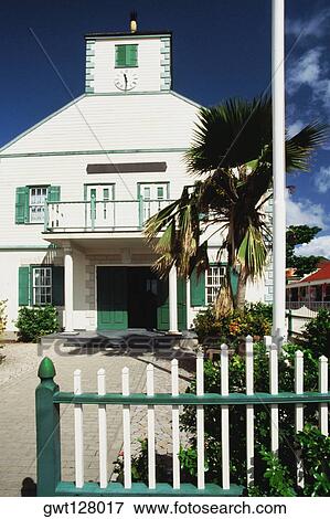 Low angle view of a courthouse, St. Martin View Large Photo Image Stock Photo - Low angle view of a courthouse, St. Martin. Fotosearch