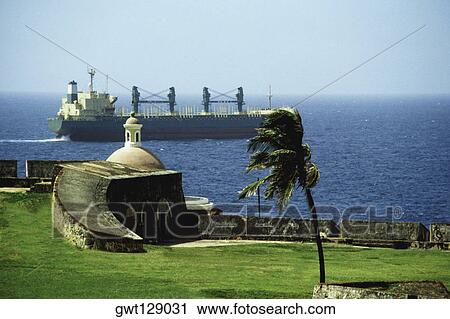 Side view of El Morro Fort, San Juan, Puerto Rico View Large Photo Image Stock Image - Side view of El Morro Fort, San Juan, Puerto Rico. Fotosearch