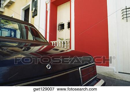 Side view of the trunk of a black car, Old San Juan, Puerto Rico View Large Photo Image Stock Photo - Side view of the trunk of a black car, Old San Juan, Puerto Rico. Fotosearch