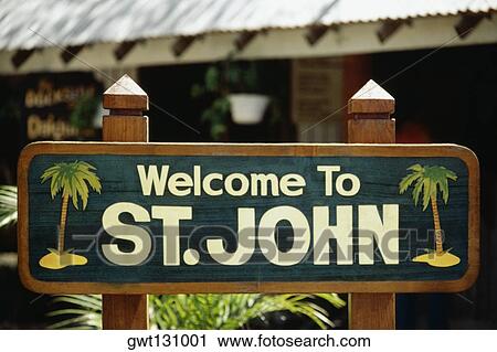 A signage on display, St. John, U. S. Virgin Islands View Large Photo Image Stock Image - A signage on display, St. John, U. S. Virgin Islands. Fotosearch
