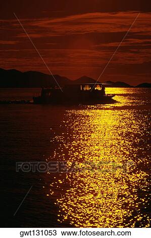 Seascape at sunset, Virgin Gorda, Virgin Islands View Large Photo Image Stock Image - Seascape at sunset, Virgin Gorda, Virgin Islands. Fotosearch
