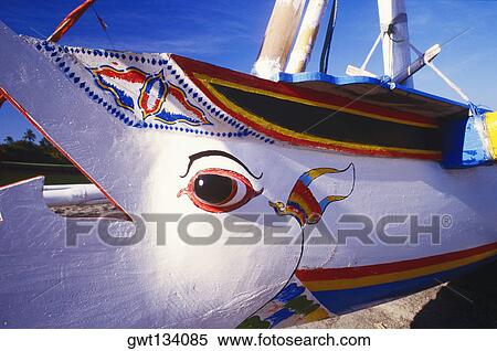 Close-up of a painted boat, Bali, Indonesia View Large Photo Image Stock Photography - Close-up of a painted boat, Bali, Indonesia. Fotosearch