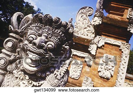 Close-up of a statue in a temple, Bali, Indonesia View Large Photo Image Stock Photo - Close-up of a statue in a temple, Bali, Indonesia. Fotosearch