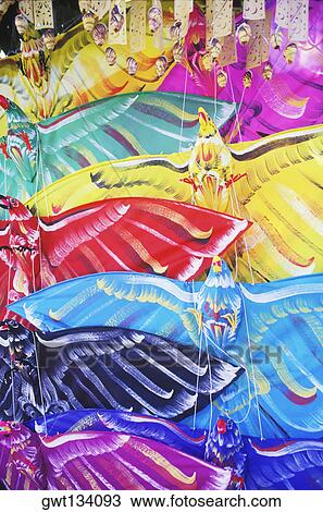 Close-up of kites in a store, Bali, Indonesia View Large Photo Image Stock Image - Close-up of kites in a store, Bali, Indonesia. Fotosearch