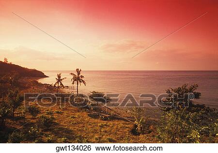 Panoramic view of the sea, Bali, Indonesia View Large Photo Image Stock Photograph - Panoramic view of the sea, Bali, Indonesia. Fotosearch