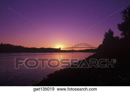 Bridge across a river, Cape Cod, Massachusetts, USA View Large Photo Image Stock Photo - Bridge across a river, Cape Cod, Massachusetts, USA . Fotosearch