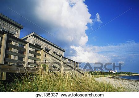 Changing cubicles on the beach, Cape Cod, Massachusetts, USA View Large Photo Image Stock Photo - Changing cubicles on the beach, Cape Cod, Massachusetts, USA . Fotosearch