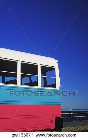 Close-up of a bus View Large Photo Image Stock Image - Close-up of a bus. Fotosearch